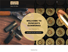 Tablet Screenshot of duncansgunworks.com